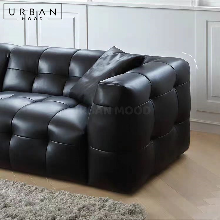 EVO Modern Leather Sofa