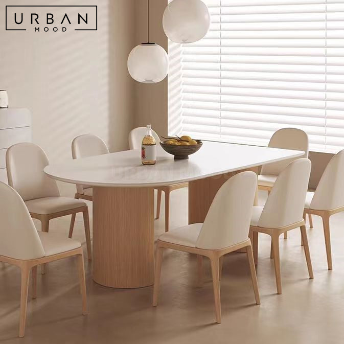 EVOQUE Japandi Solid Wood Dining Table