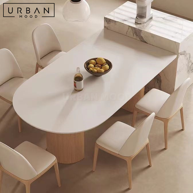 EVOQUE Japandi Solid Wood Dining Table