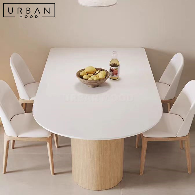 EVOQUE Japandi Solid Wood Dining Table