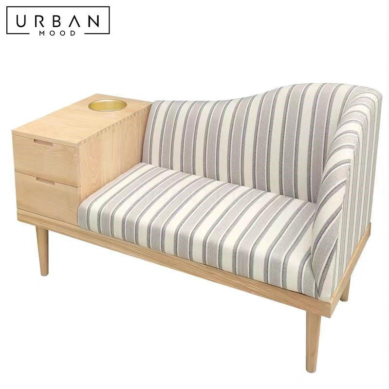 EVOZEN Cottage Solid Wood Sofa