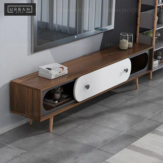 FIELDING Rustic TV Console