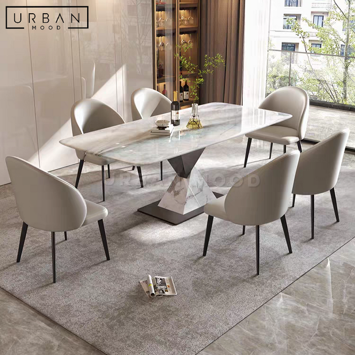 FENTY Modern Marble Dining Table