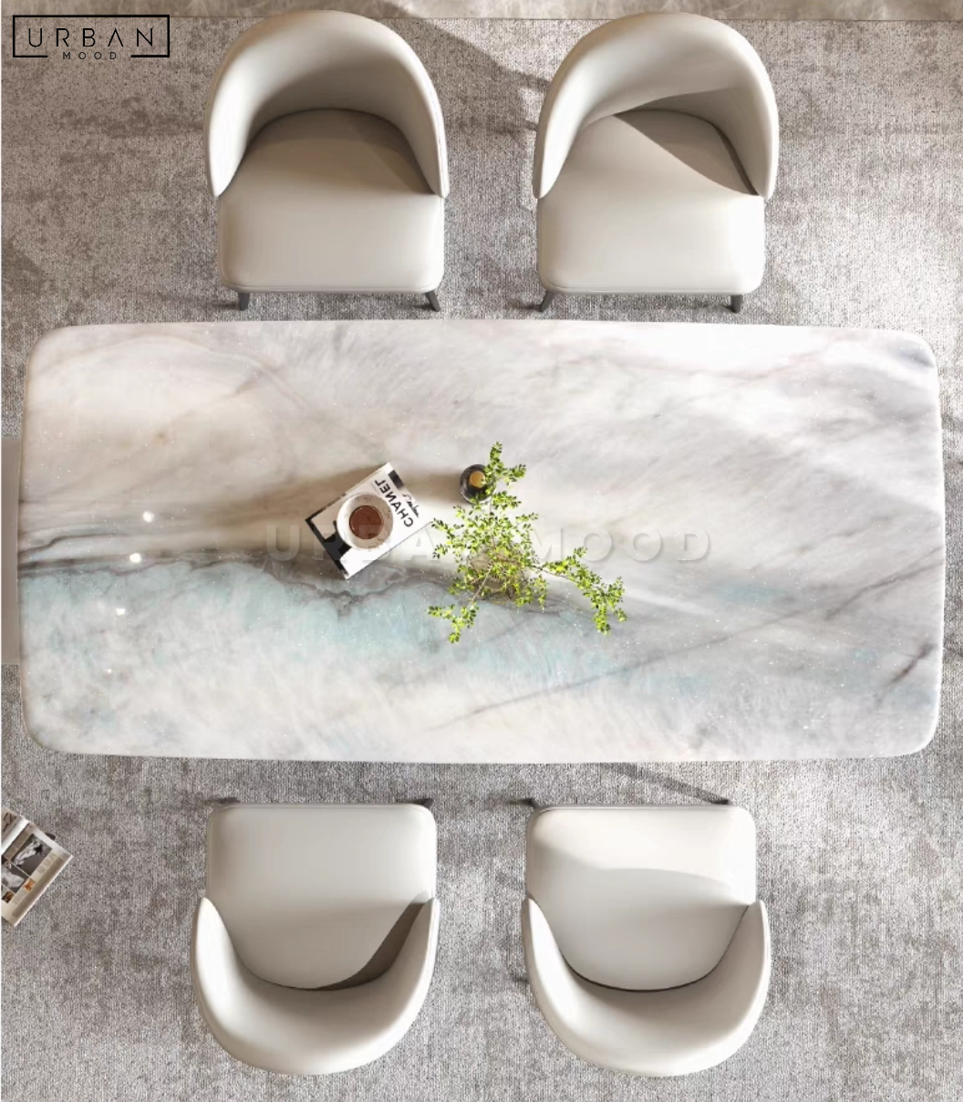 FENTY Modern Marble Dining Table