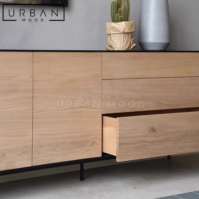 FLUSH Modern Solid Wood Sideboard