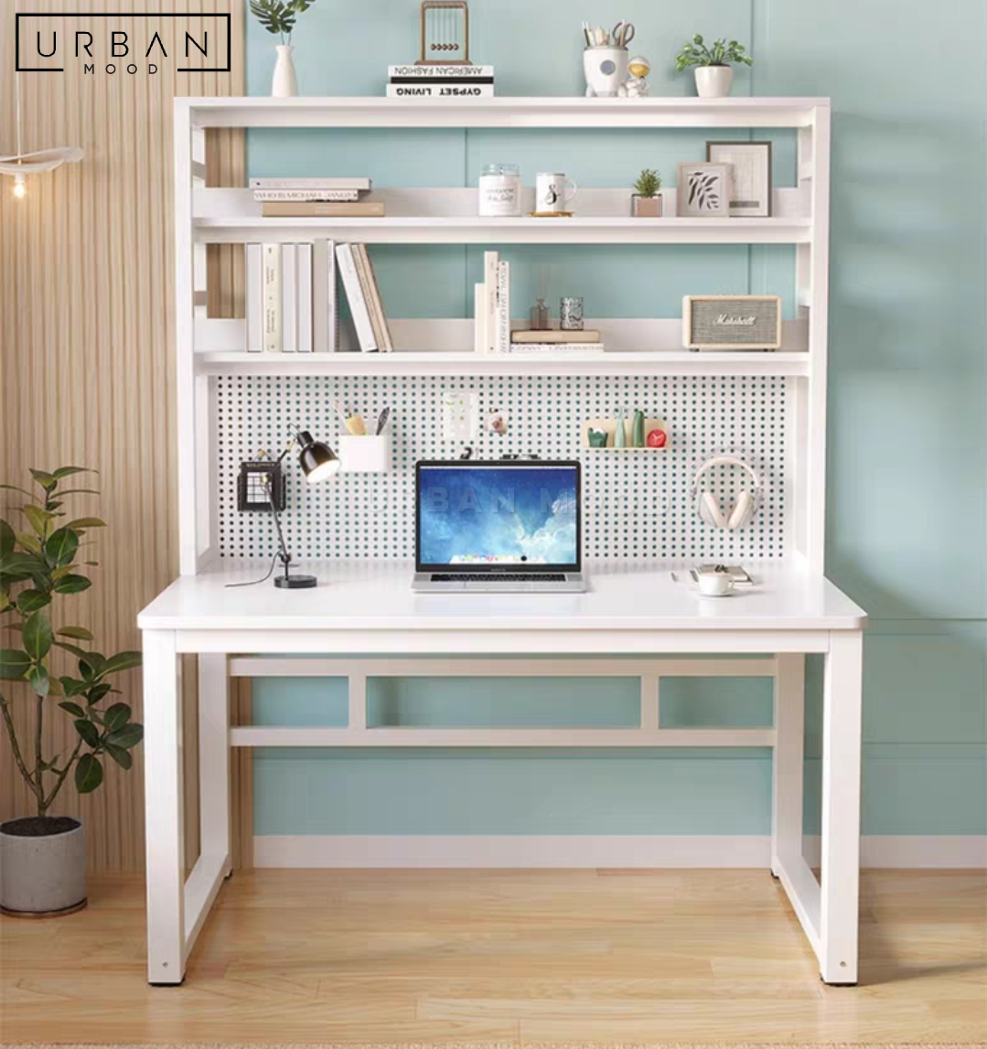 FOCAL Modern Study Table With Shelf