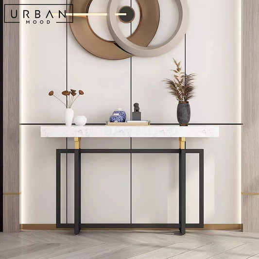 GAZE Modern Marble Console Table