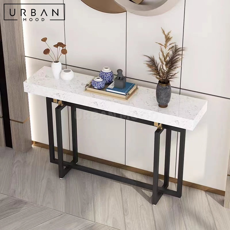 GAZE Modern Marble Console Table