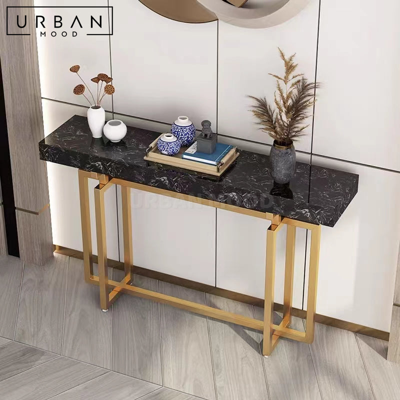 GAZE Modern Marble Console Table