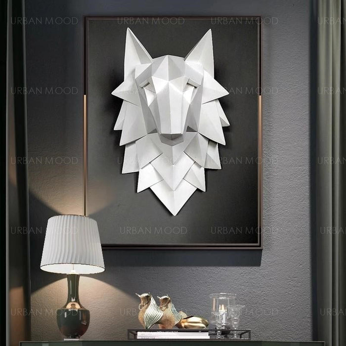 GIN Contemporary Fox Origami 3D Mural