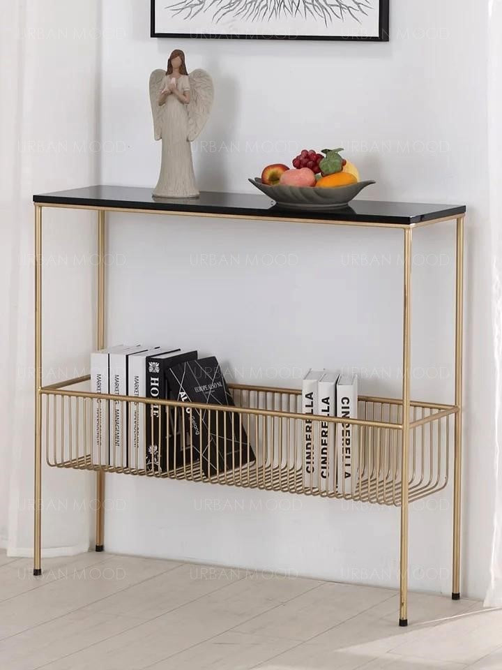 GRACE Minimalist Gold Frame Display Shelf