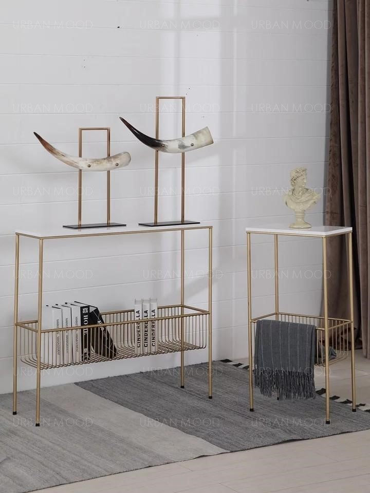 GRACE Minimalist Gold Frame Display Shelf