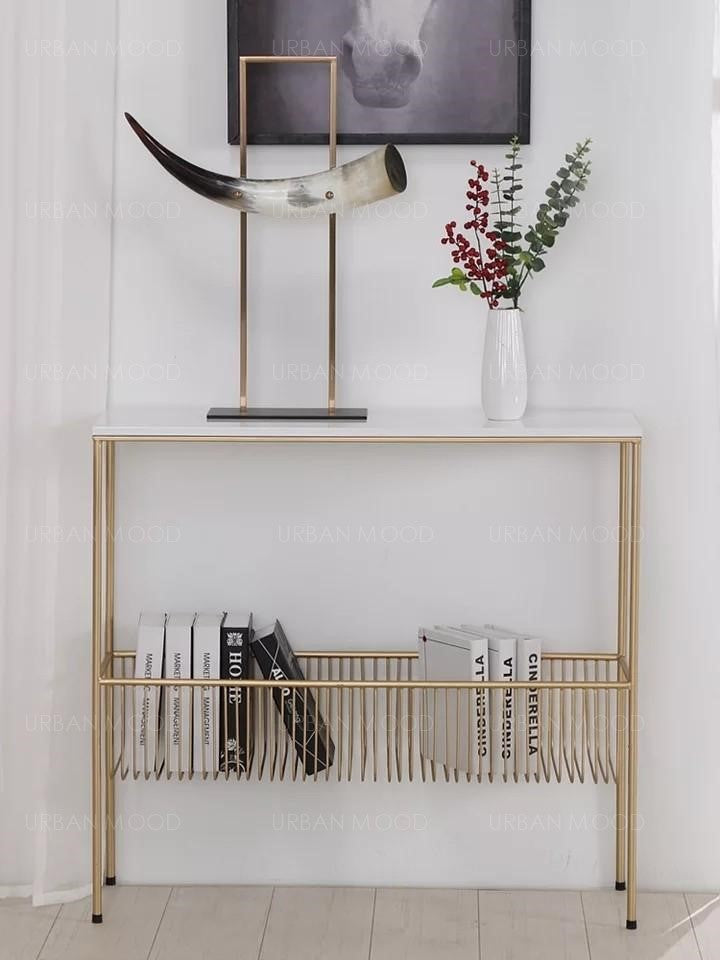 GRACE Minimalist Gold Frame Display Shelf