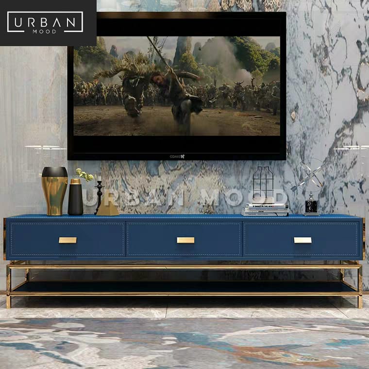 GENEVE Modern Chrome TV Console