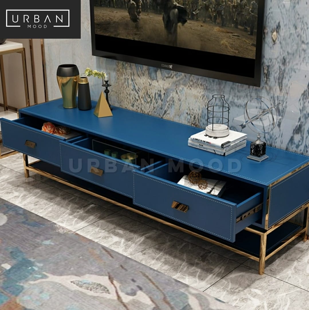 GENEVE Modern Chrome TV Console