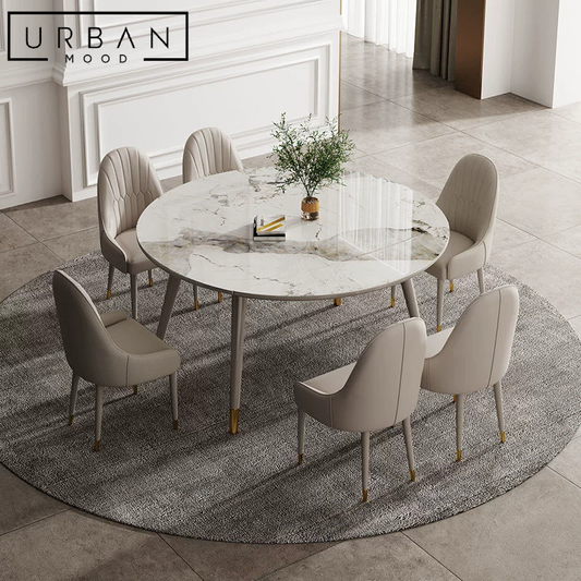 GEYSER Modern Marble Dining Table