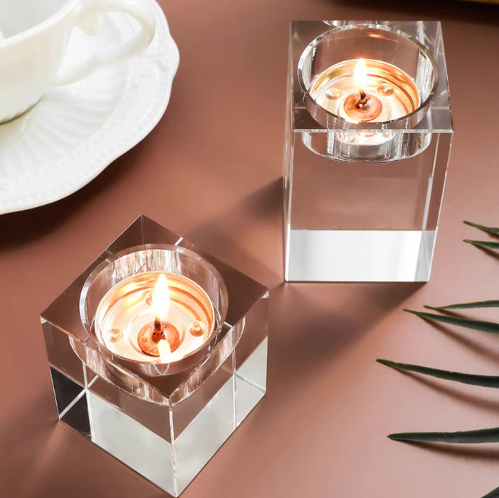 GLACIE Glass Candle Holder (Set of 4)