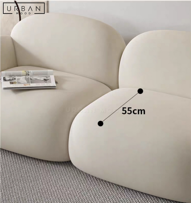 GOOB Modern Boucle Sofa