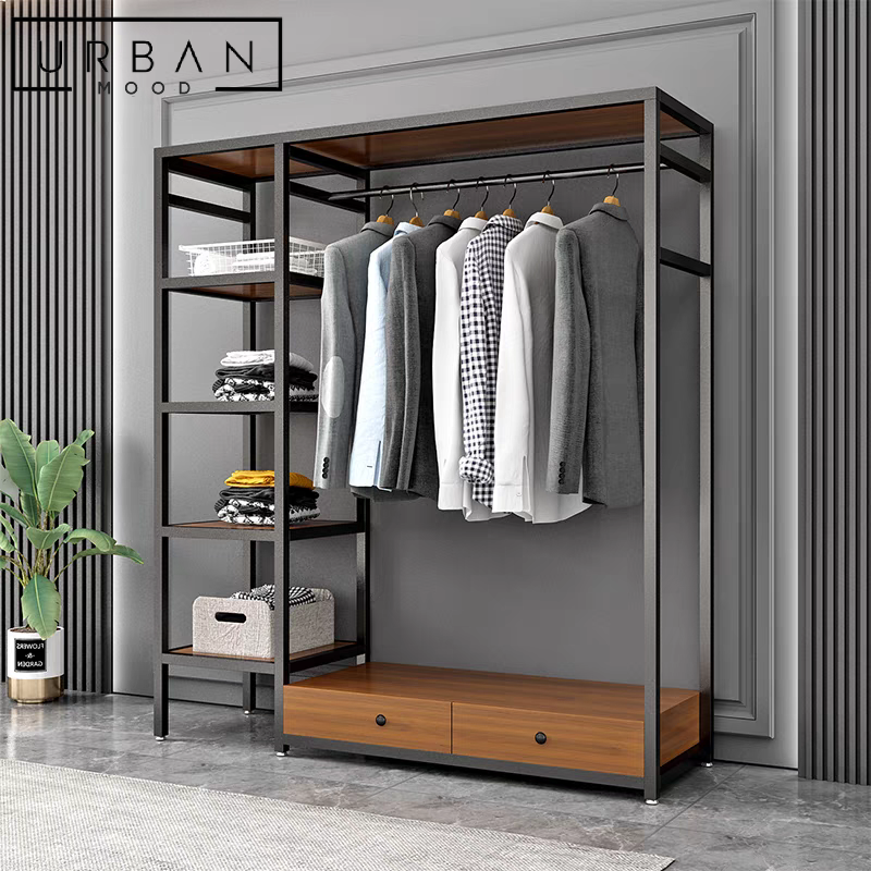 GUNNER Modern Open Concept Wardrobe