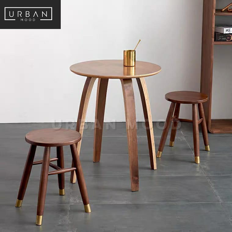 HAGEN Postmodern Solid Wood Breakfast Table