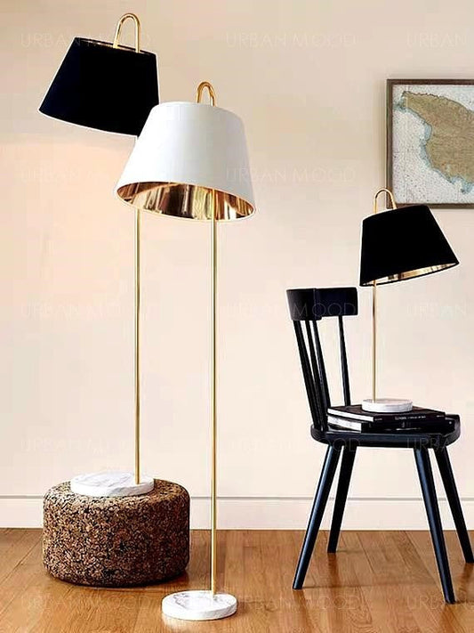 HATTER Chrome Gold Floor Lamp