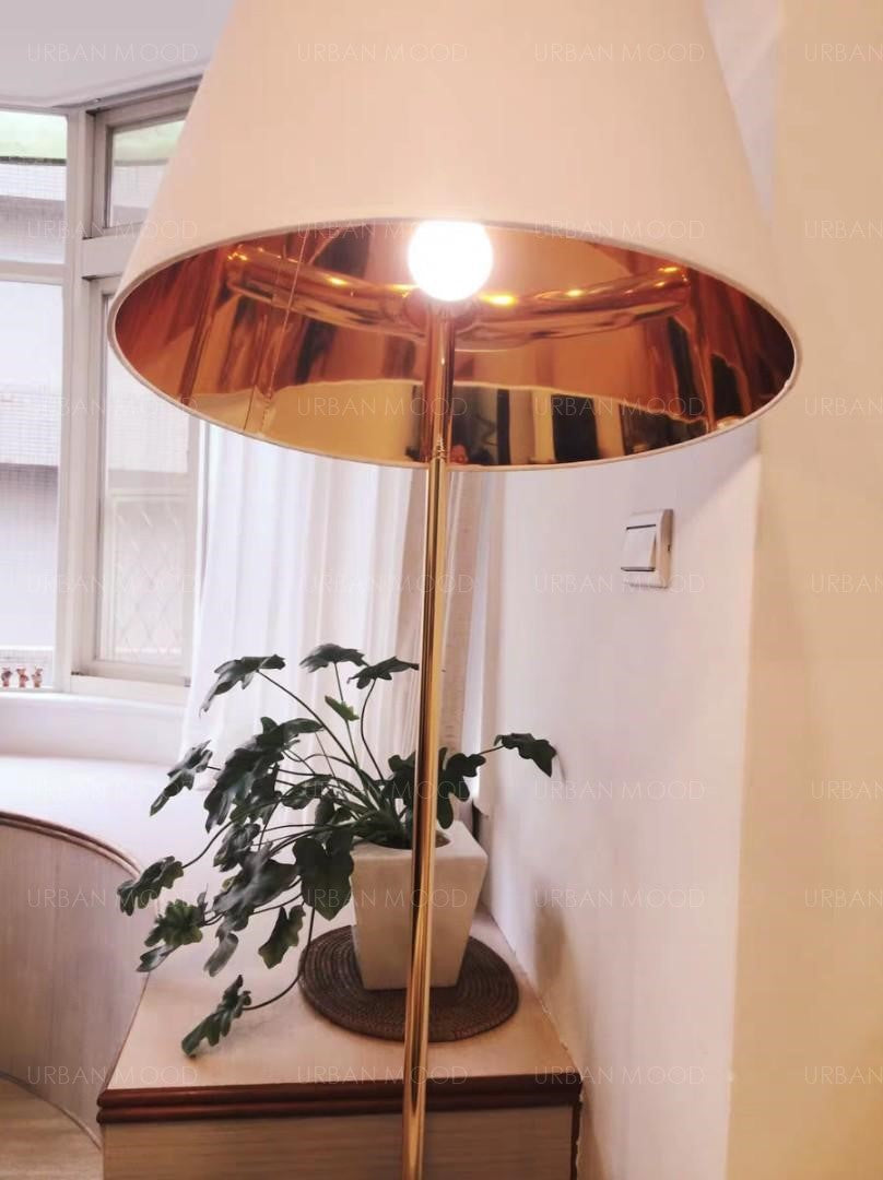 HATTER Chrome Gold Floor Lamp