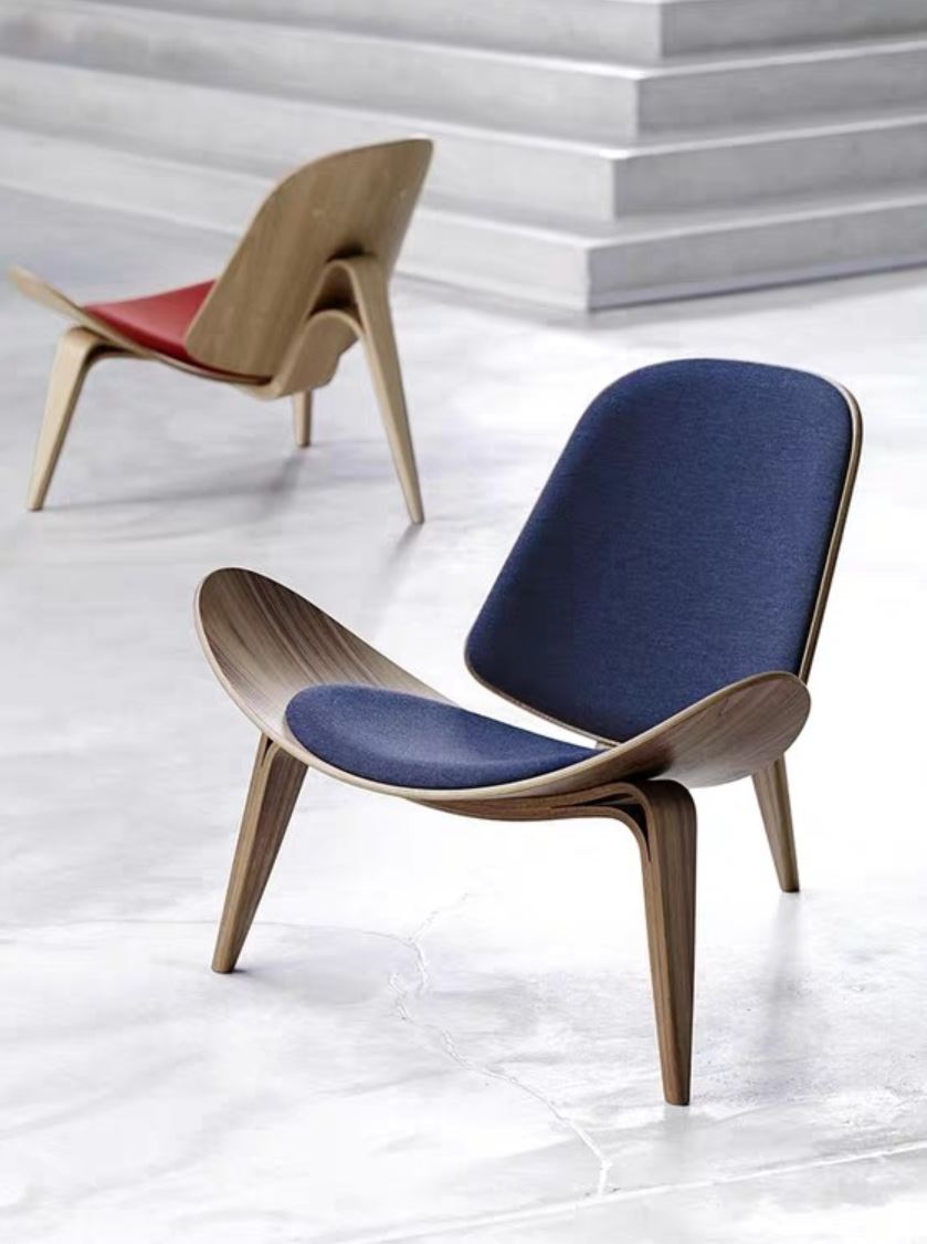 HAMILTON Designer Wood Clad Armchair