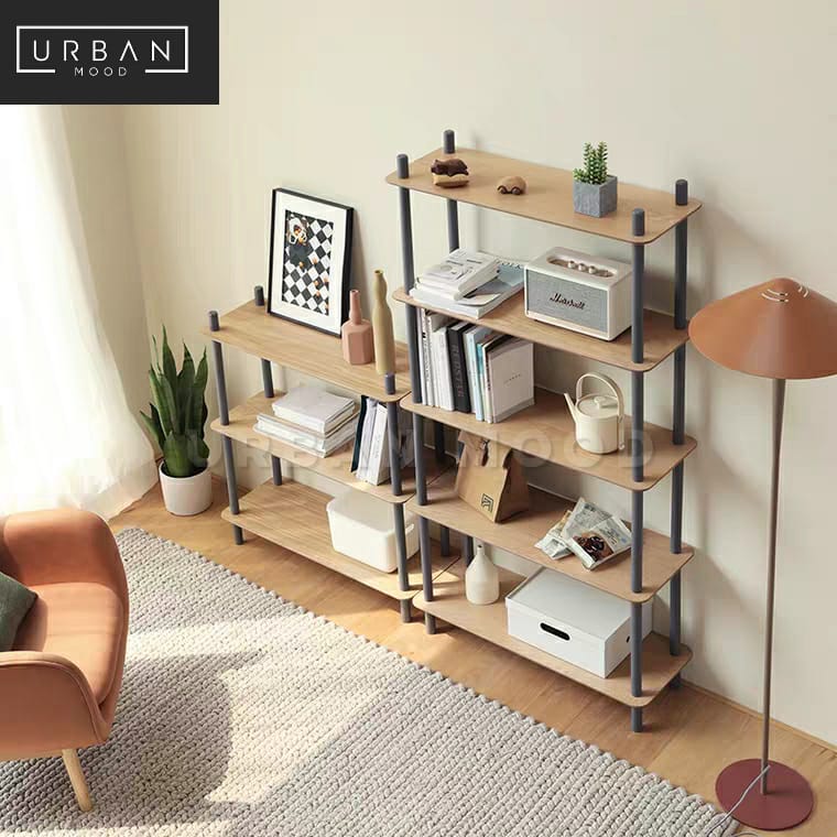 HANOVER Scandinavian Solid Wood Display Shelf