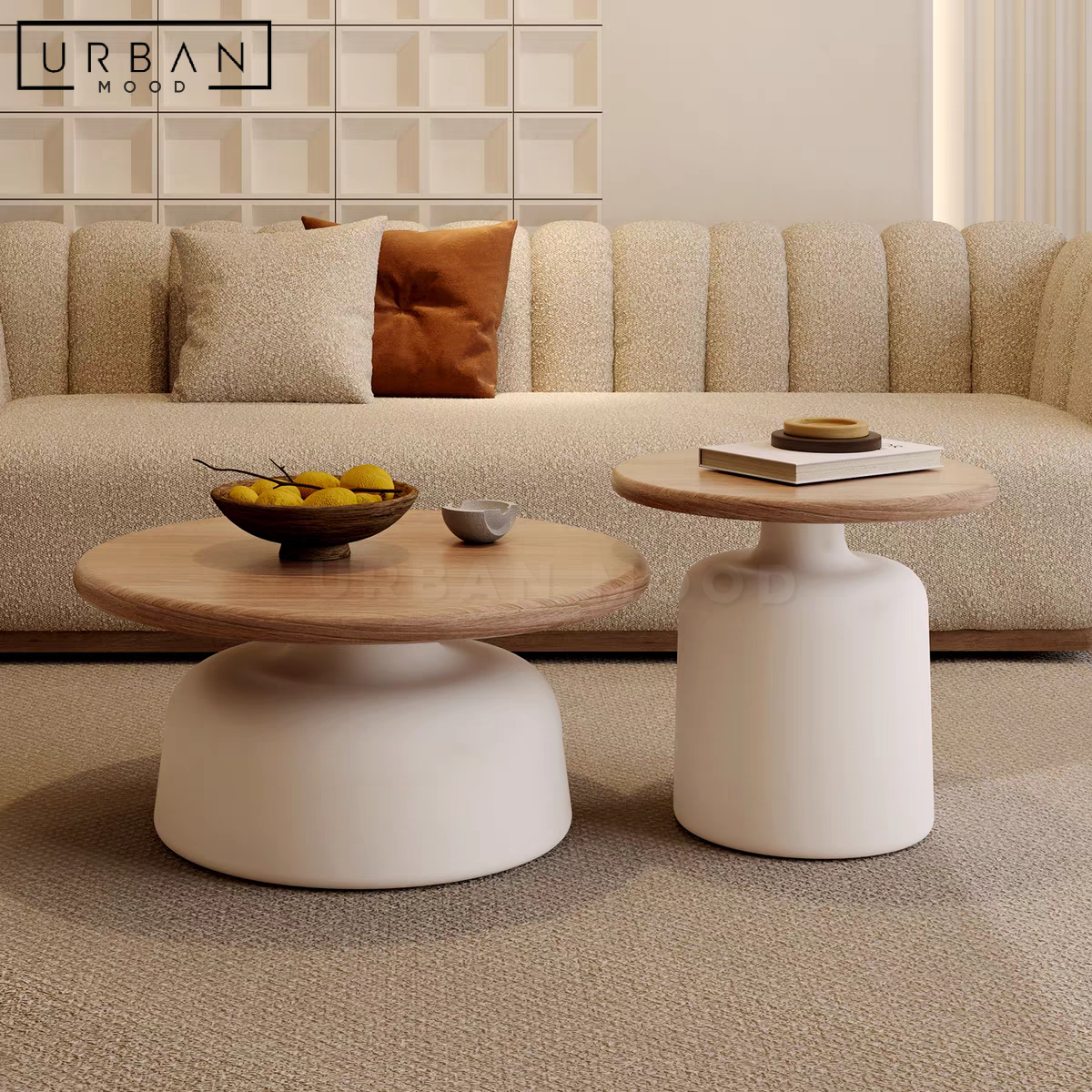 HORIZON Modern Solid Wood Coffee Table