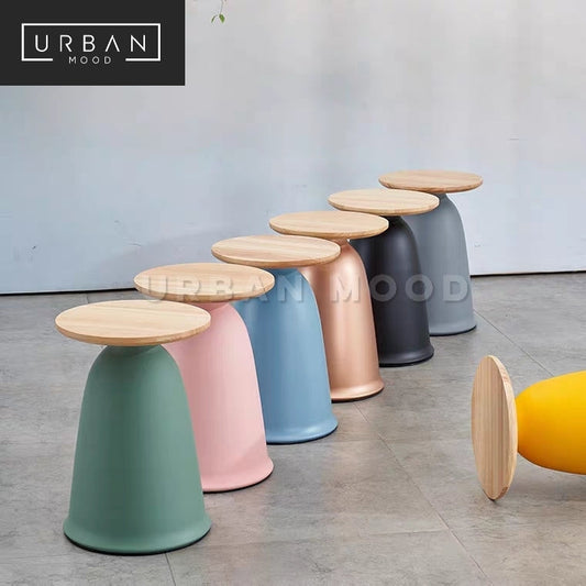 BAUBLE Postmodern Side Table / Stool