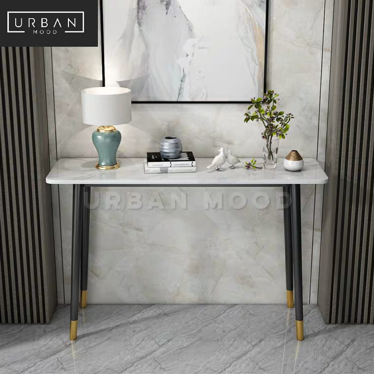 DECAL Modern Marble Hallway Console