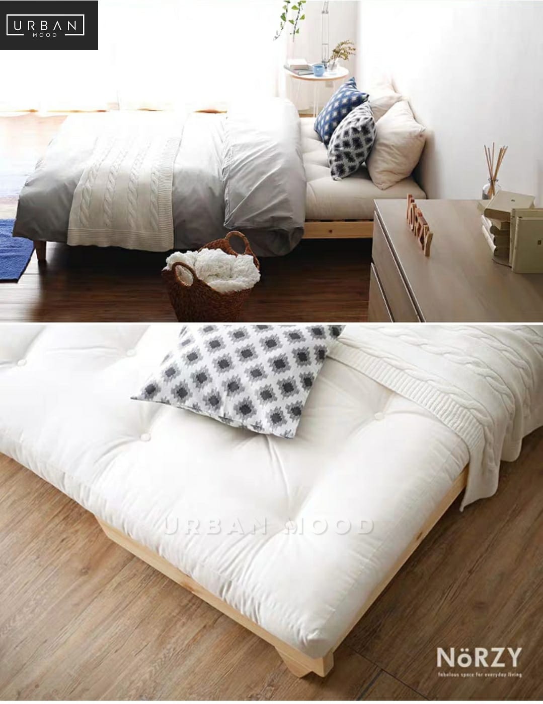 IKA Japanese Fabric Sofa Bed