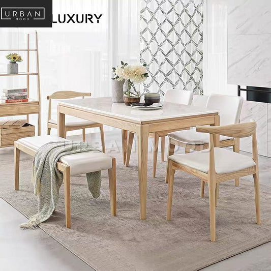 MARON Scandinavian Marble Dining Table