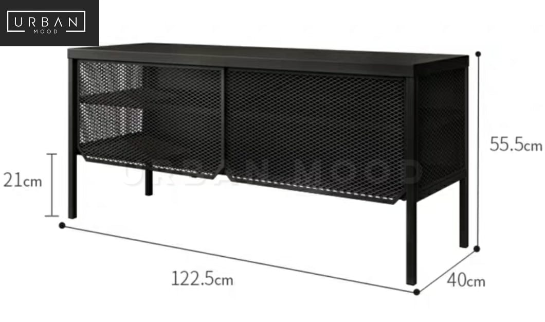 ROBLES Industrial Mesh TV Cabinet