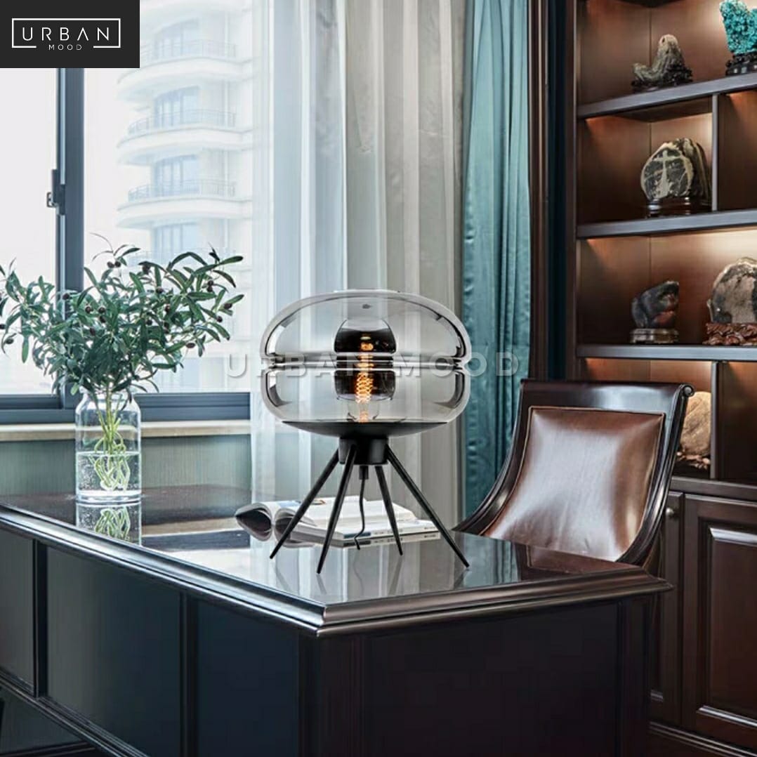 CYAN Modern Glass Dome Table Lamp