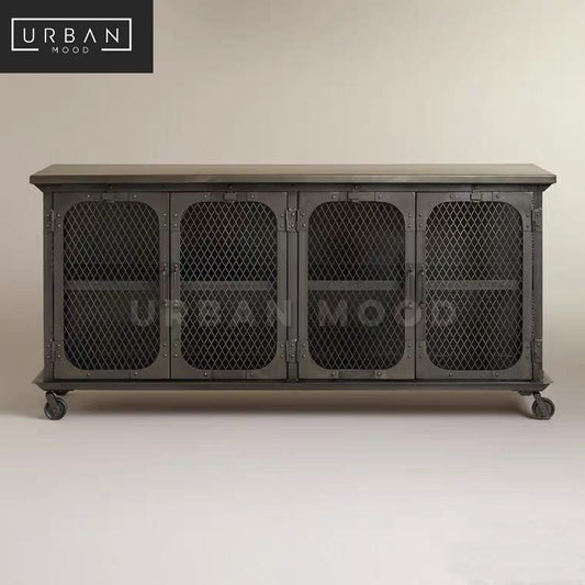 COBEN Modern Industrial Metal Sideboard