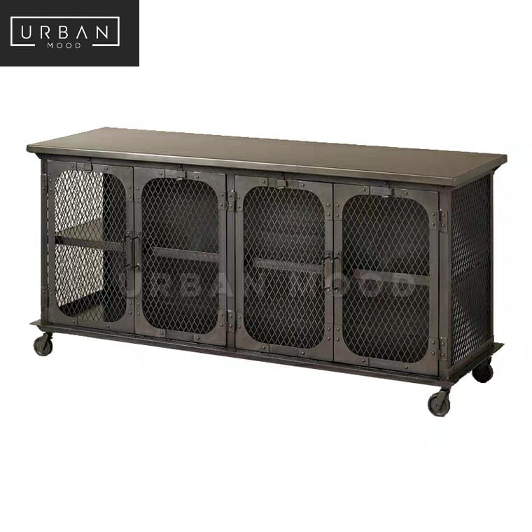 COBEN Modern Industrial Metal Sideboard