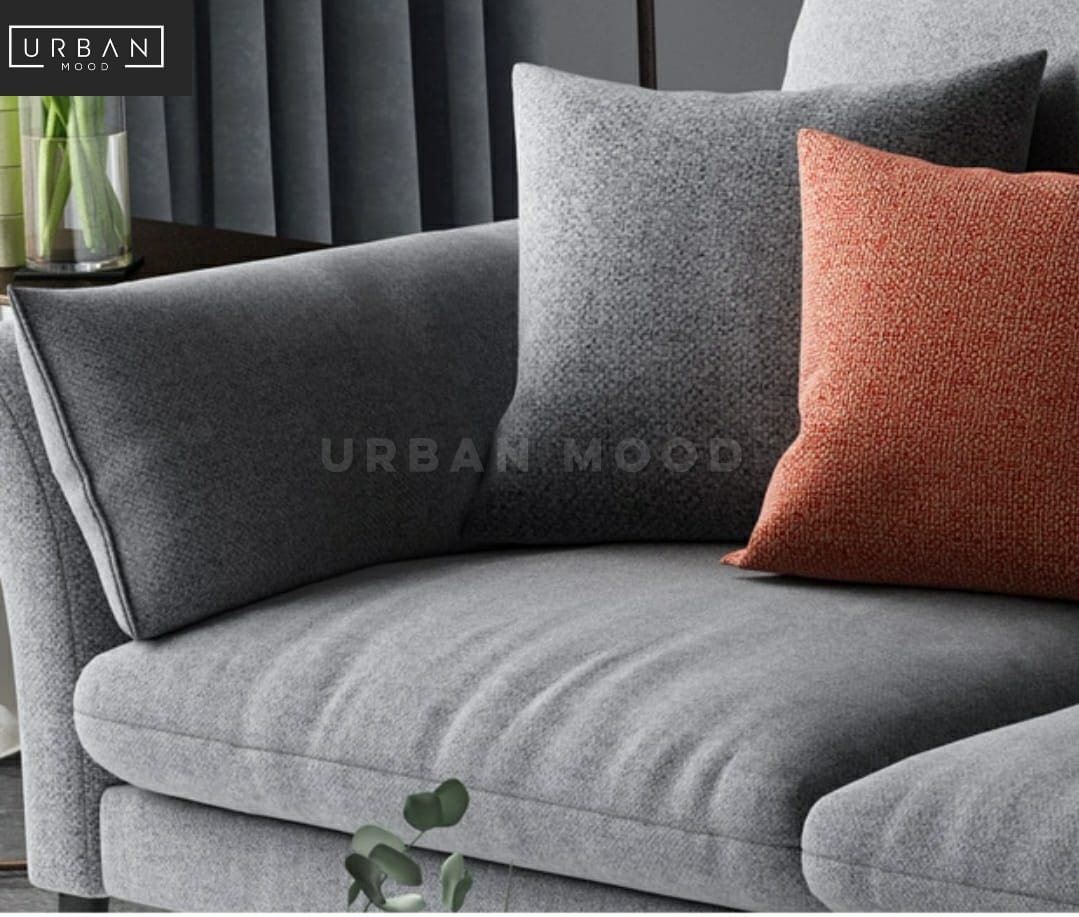 (Clearance) PERRIE Modern Fabric Sofa