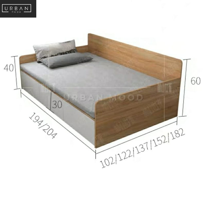 COBY Modern Storage Bed