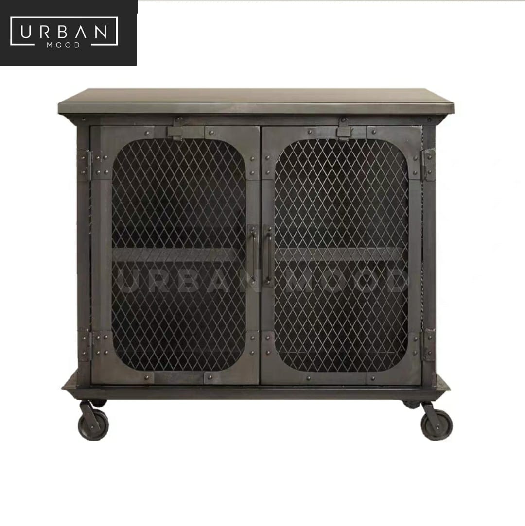 COBEN Modern Industrial Metal Sideboard