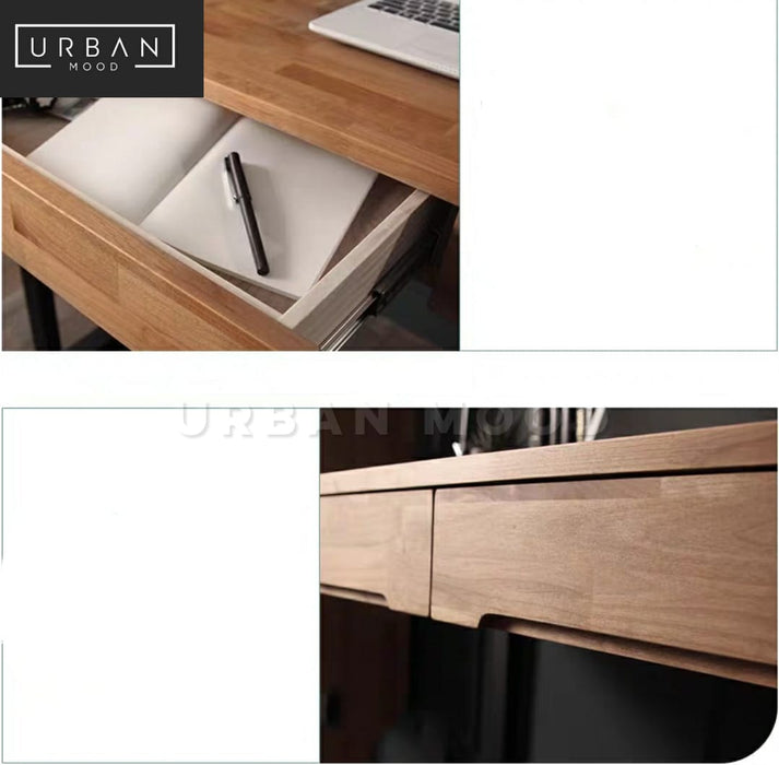 EDMON Solid Wood Work Desk / Table