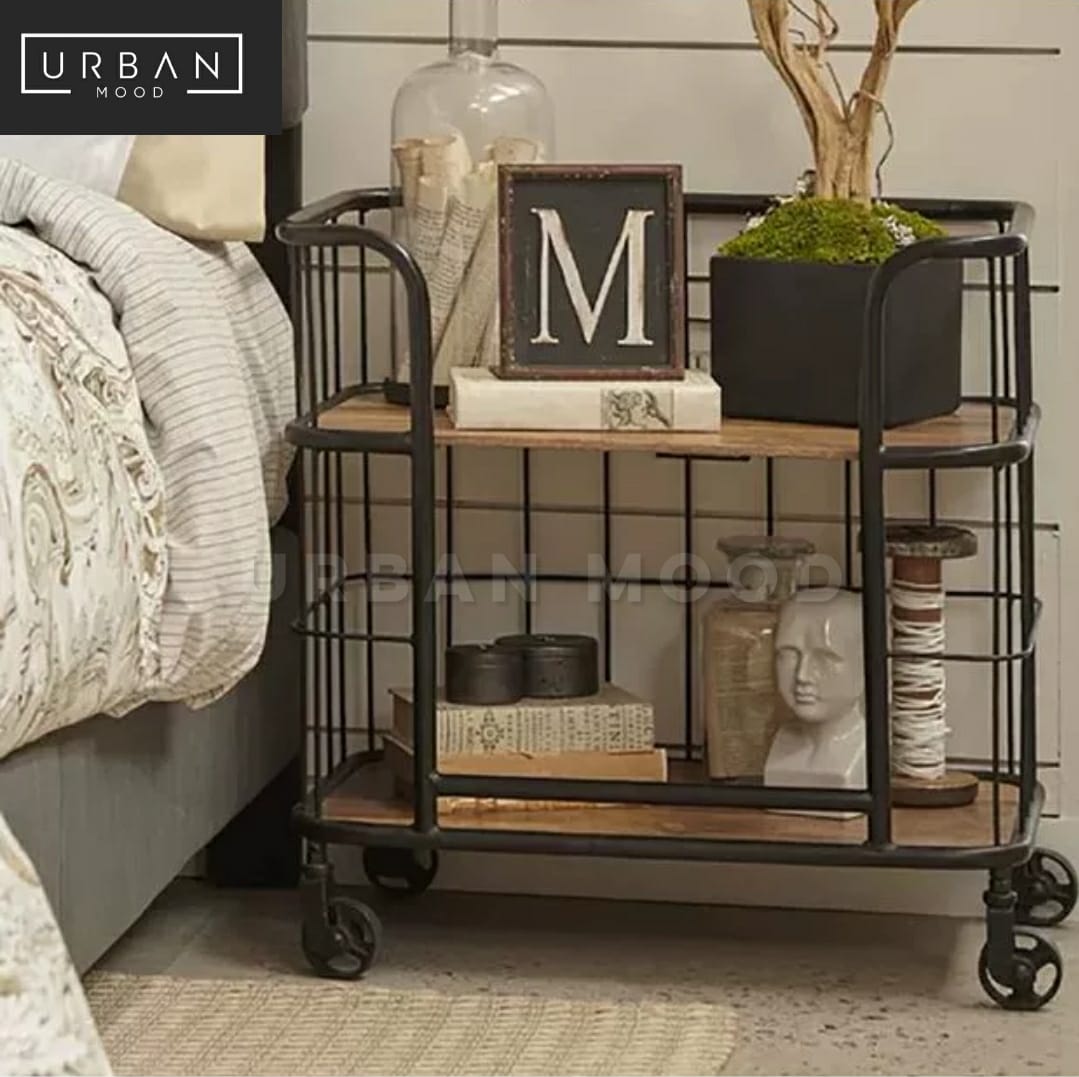 BRADLEY Modern Industrial Kitchen Trolley