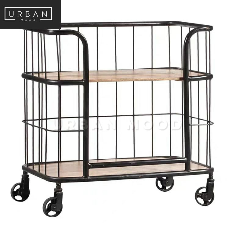 BRADLEY Modern Industrial Kitchen Trolley