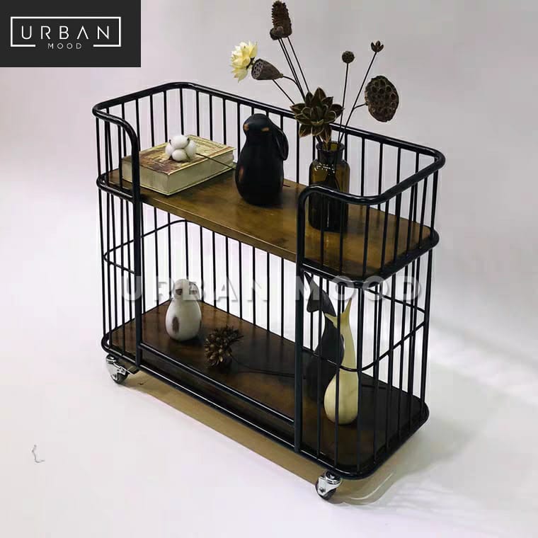 BRADLEY Modern Industrial Kitchen Trolley