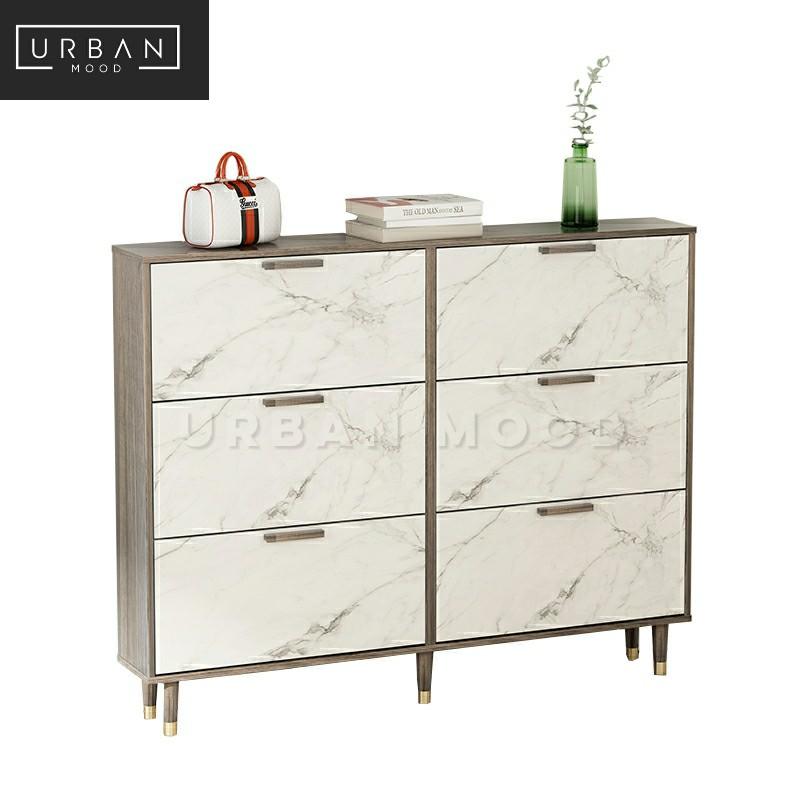 JERSEY Modern Ultra Slim Shoe Cabinet