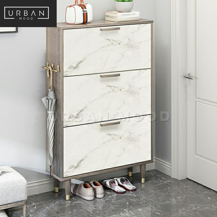 JERSEY Modern Ultra Slim Shoe Cabinet