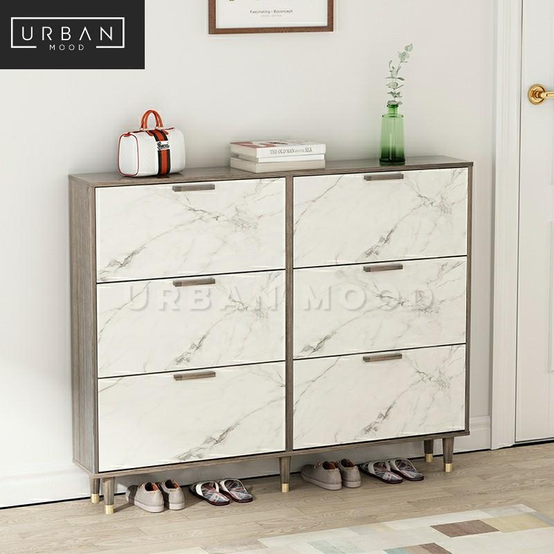 JERSEY Modern Ultra Slim Shoe Cabinet