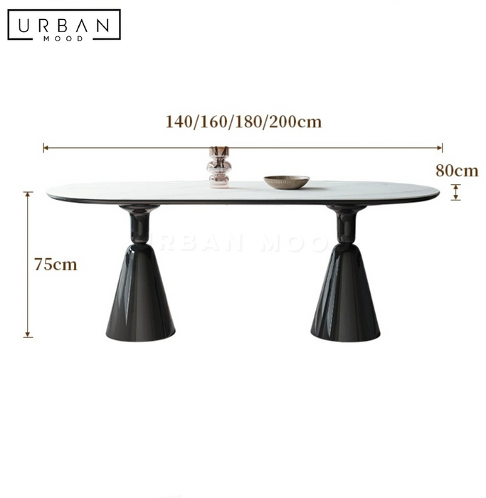 JAGGER Modern Sintered Stone Dining Table