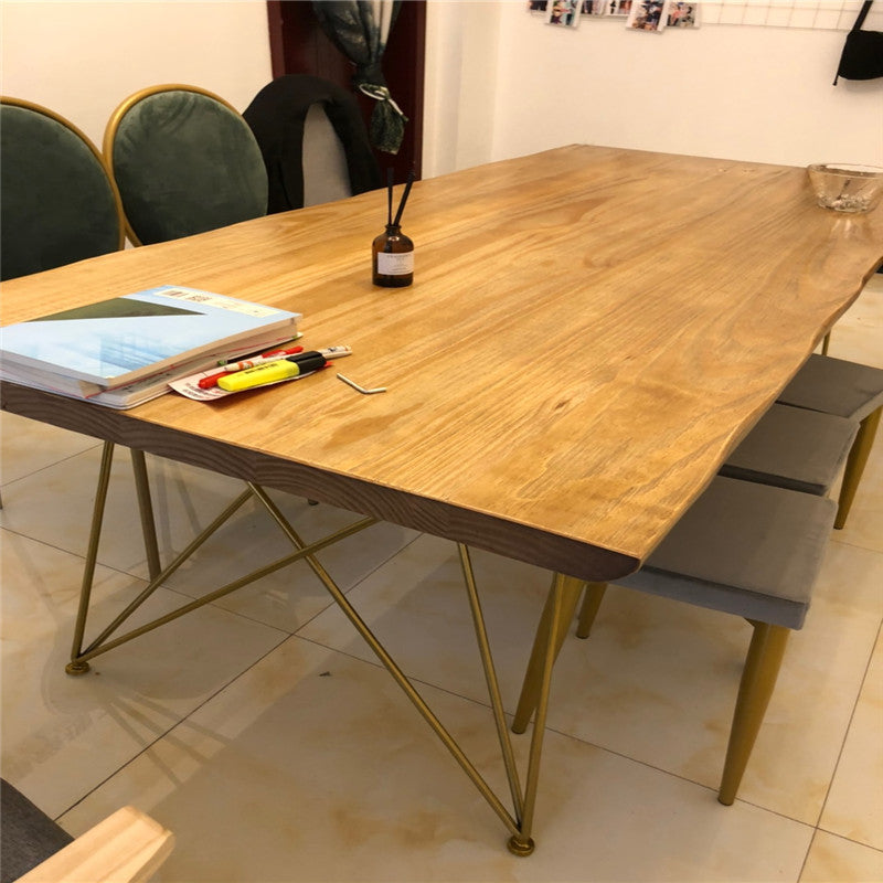 Jesse Solid Wood Dining Table Modern Minimalist solid wood conference table