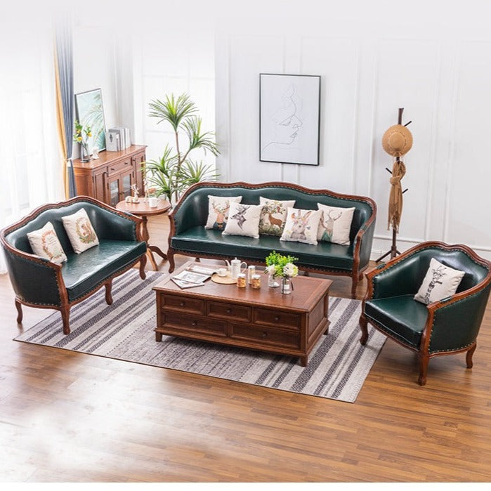 Judith BOSTON HILTON American Solid Wood Sofa French Design Living Room